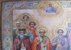 Фото Икона Все Святые Земли Русской, на золоте, 19 век